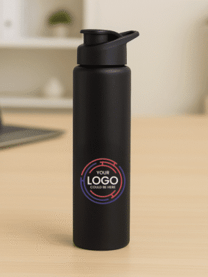 Steel Water Bottle – Black Matte