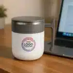 Insulated Double Wall Stainless Steel Coffee Mug with Lid