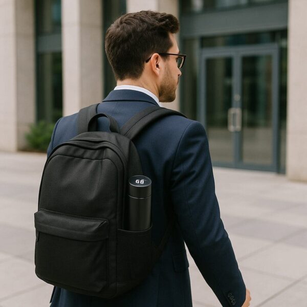 Smart Temperature Insulated Bottle – Black