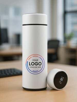 Smart Temperature Insulated Bottle – White