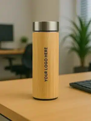 Bamboo Stainless Steel Water Bottle