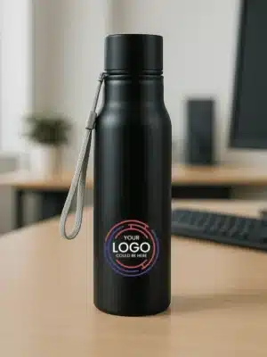 Classic Steel Water Bottle – Black Matte