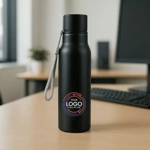 Classic Steel Water Bottle – Black Matte
