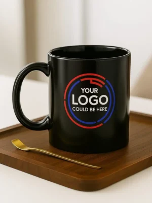 Black Coffee Mug A++ Grade - Glassy Finish