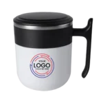 Insulated Double Wall Stainless Steel Coffee Mug with Lid