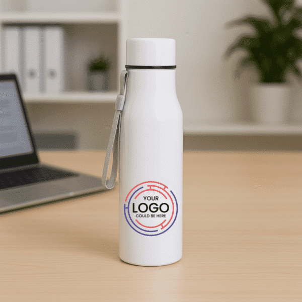 Classic Steel Water Bottle – White Finish